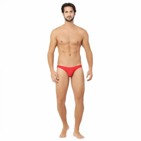 Men's Cotton Ultra Soft Briefs Underwear (Red)