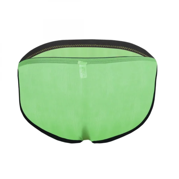 Men's Mesh Power Net Transparent Sexy Brief Underwear (Green)