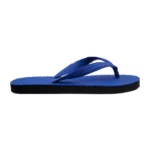 Unisex Textured Lightweight Flip-Flop Hawai Slipper (Blue)