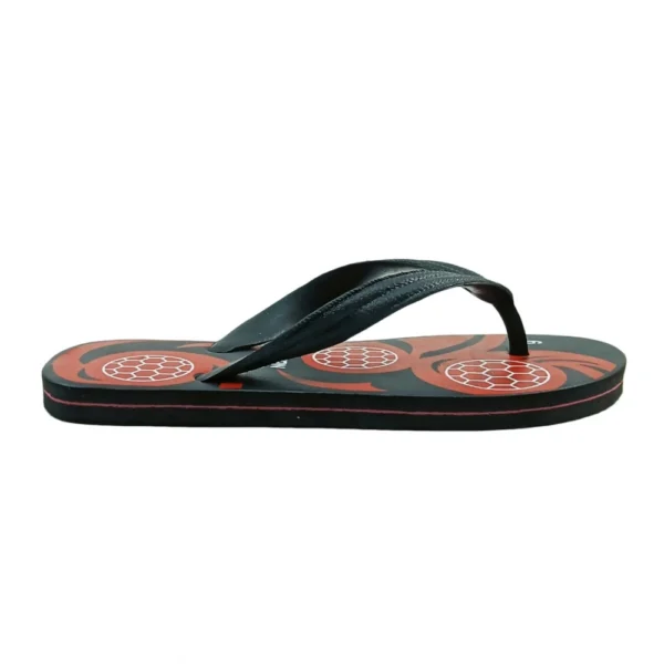 Unisex Printed Lightweight Flip-Flop Hawai Slipper (Red)