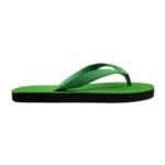 Unisex Textured Lightweight Flip-Flop Hawai Slipper (Green)