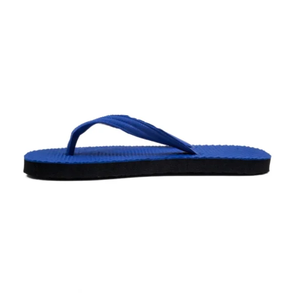 Unisex Textured Lightweight Flip-Flop Hawai Slipper (Blue)