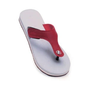 Women Rubber Lightweight T-Style Slippers (Maroon)