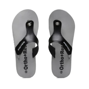 Unisex Rubber Comfortable Orthopedic Doctor Slipper and Flip Flops (Grey)