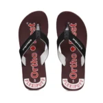 Unisex Rubber Comfortable Orthopedic Doctor Slipper and Flip Flops (Maroon)