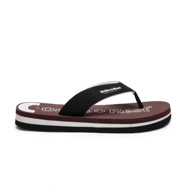 Unisex Rubber Comfortable Orthopedic Doctor Slipper and Flip Flops (Maroon)