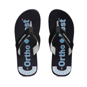 Unisex Rubber Comfortable Orthopedic Doctor Slipper and Flip Flops (Blue)