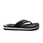 Unisex Rubber Comfortable Orthopedic Doctor Slipper and Flip Flops (Black)