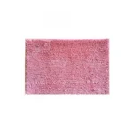 Solid Polyester Bathmat (Pink)