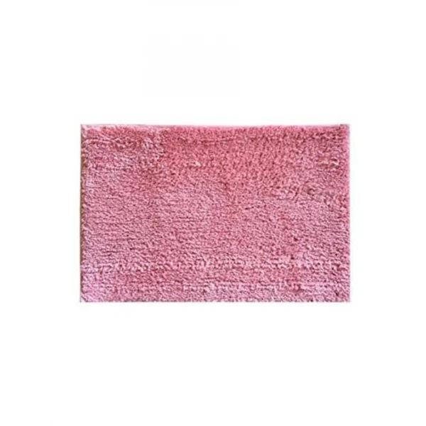 Solid Polyester Bathmat (Pink)