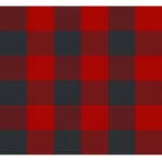 Checkered Cotton Checks Table Cloth (Red & Black)