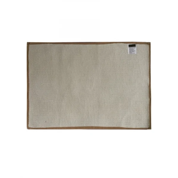 Solid Polyester Bathmat (Beige)