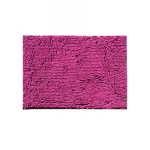 Solid Polyester Bathmat (Pink)