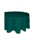 Solid Cotton Plain Table Cloth (Royal Green)