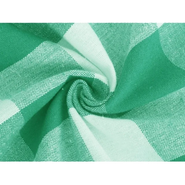 Checkered Cotton Checks Table Cloth (Green)