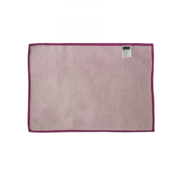 Solid Polyester Bathmat (Pink)