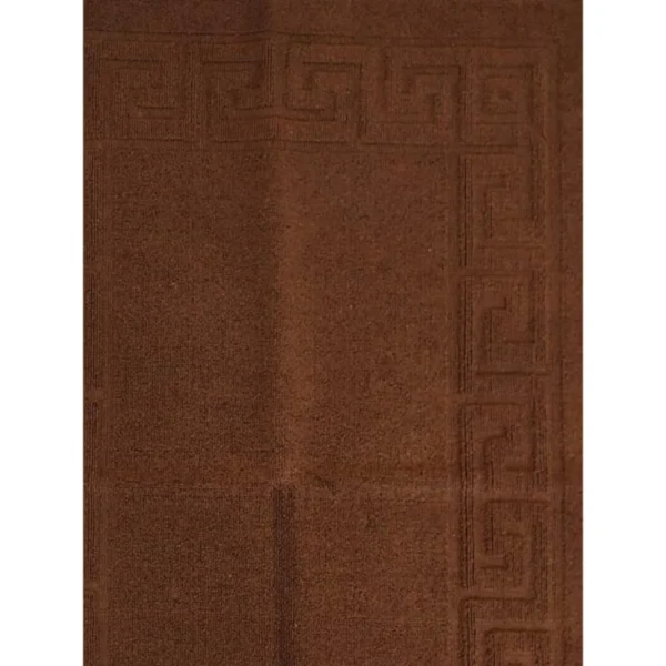 Solid Cotton Hotel Bathmats (Brown)