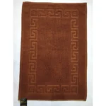 Solid Cotton Hotel Bathmats (Brown)