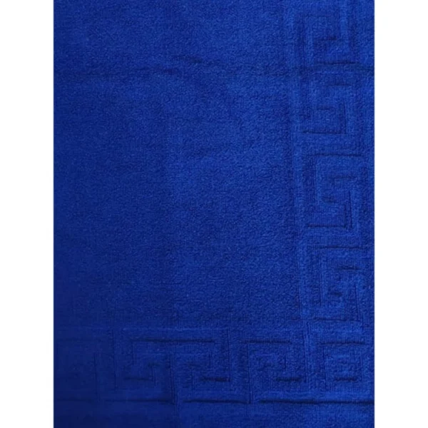 Solid Cotton Hotel Bathmats (Blue)