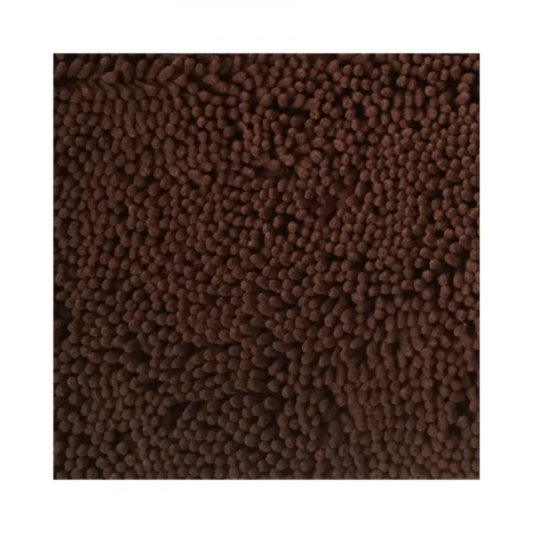 Solid Polyester Bathmat (Brown)