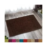 Solid Polyester Bathmat (Brown)