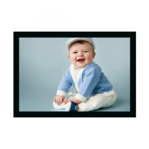 Baby Photo Painting with Synthetic Photo Frame (Multicolor)