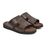 Men's Orthopedic Synthetic Solid Doctor Slippers (Brown)