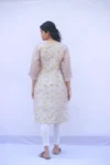 Pink Chanderi Raglaan Sleeves Pink Kurta