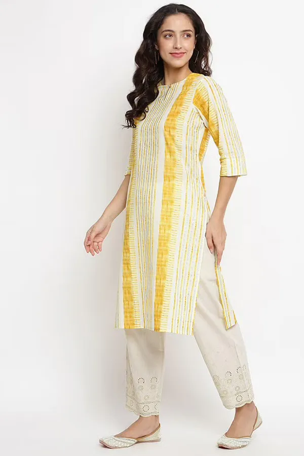 Hand Block Cotton Kurta