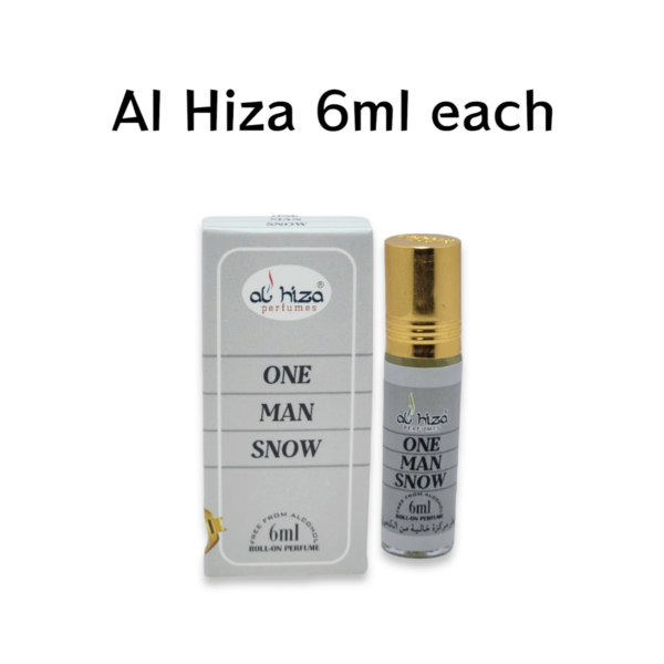 Al hiza perfumes One Man Snow Roll-on Perfume Free From Alcohol 6ml