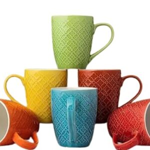 Freakway Absinthe Multi-Color Coffee Mug Set of 6 Ceramic Mugs to Gift to Best Friend, Tea Mugs, Microwave Safe Coffee Mugs, Ceramic Tea Cup