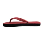 Generic Unisex Textured Lightweight Flip-Flop Hawai Slipper (Red)