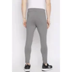 Men's Striped Polyester Tights (Grey)