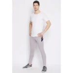 Men's Solid Polyester Tights (Grey)