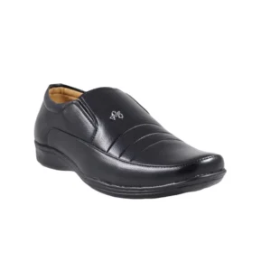 Men's Faux Leather Formal Shoes (Black)