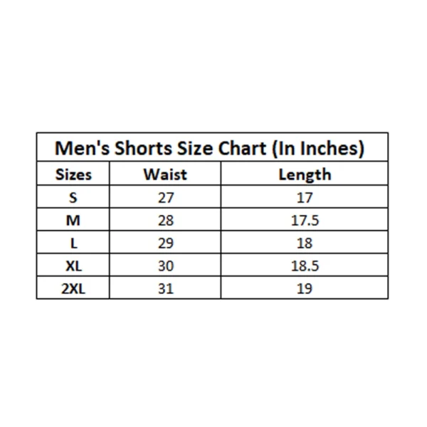 Men's Solid Polyester Above Knee Shorts (Black)