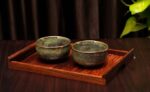 Freakway Ceramic Soup Bowls (Set of 2 Bowls) | 100% Food & Microwave Safe |Handmade Blue Pottery | Multi Color