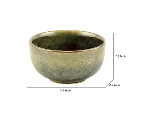 Freakway Ceramic Soup Bowls (Set of 2 Bowls) | 100% Food & Microwave Safe |Handmade Blue Pottery | Multi Color