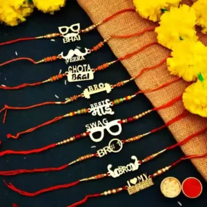 Kalaavisa Mauli Thread Rakhi Set