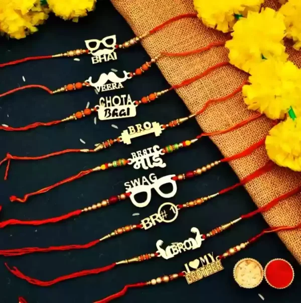 Kalaavisa Mauli Thread Rakhi Set