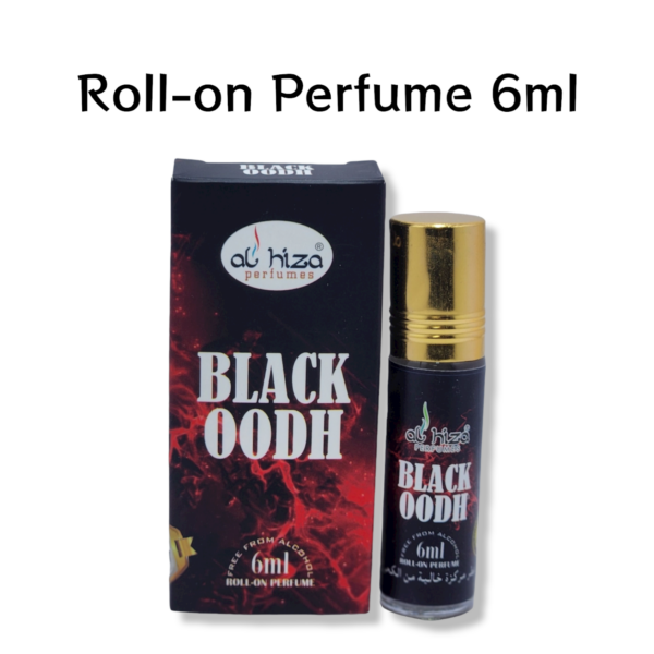 Al hiza perfumes Black OODH Roll-on Perfume Free From Alcohol 6ml