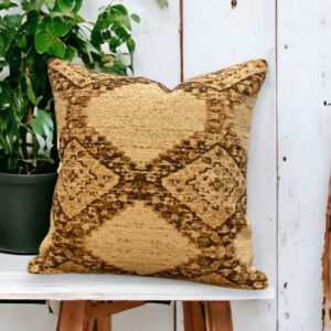 Brown Intrigue Cushion Cover-2