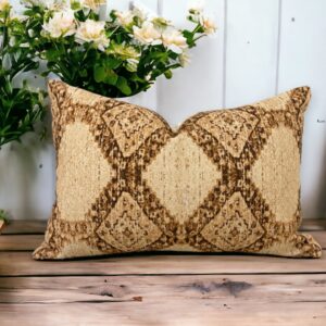 Brown Intrigue Pillow Cover