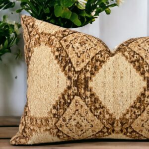 Brown Intrigue Pillow Cover-2