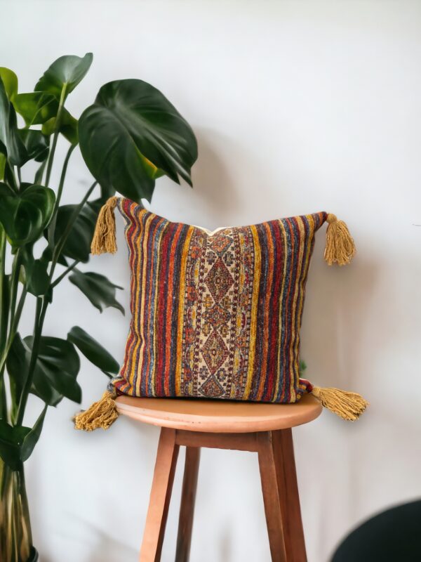 Rainbow Stripes Cushion Cover