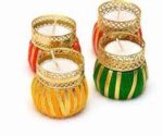 SY Decor Candle N 4 Pcs Dhol Candle |Puja Candle| Pooja Diya | Home Decoration Candle| Candle