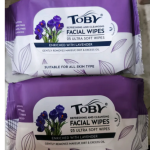 Toby Facial wipes