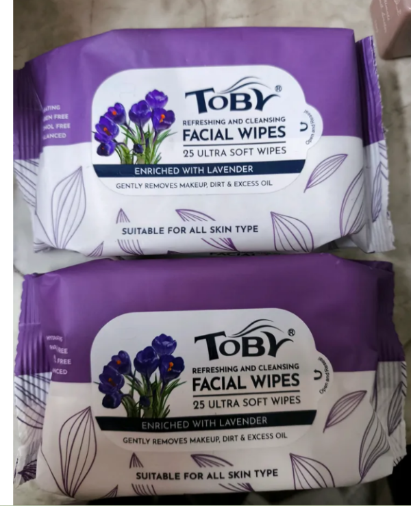 Toby Facial wipes