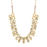 Kundan Gold-Plated Necklace Set With Earrings