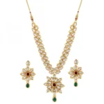 Bollywood Inspired Traditional Kundan Necklace with Earrings